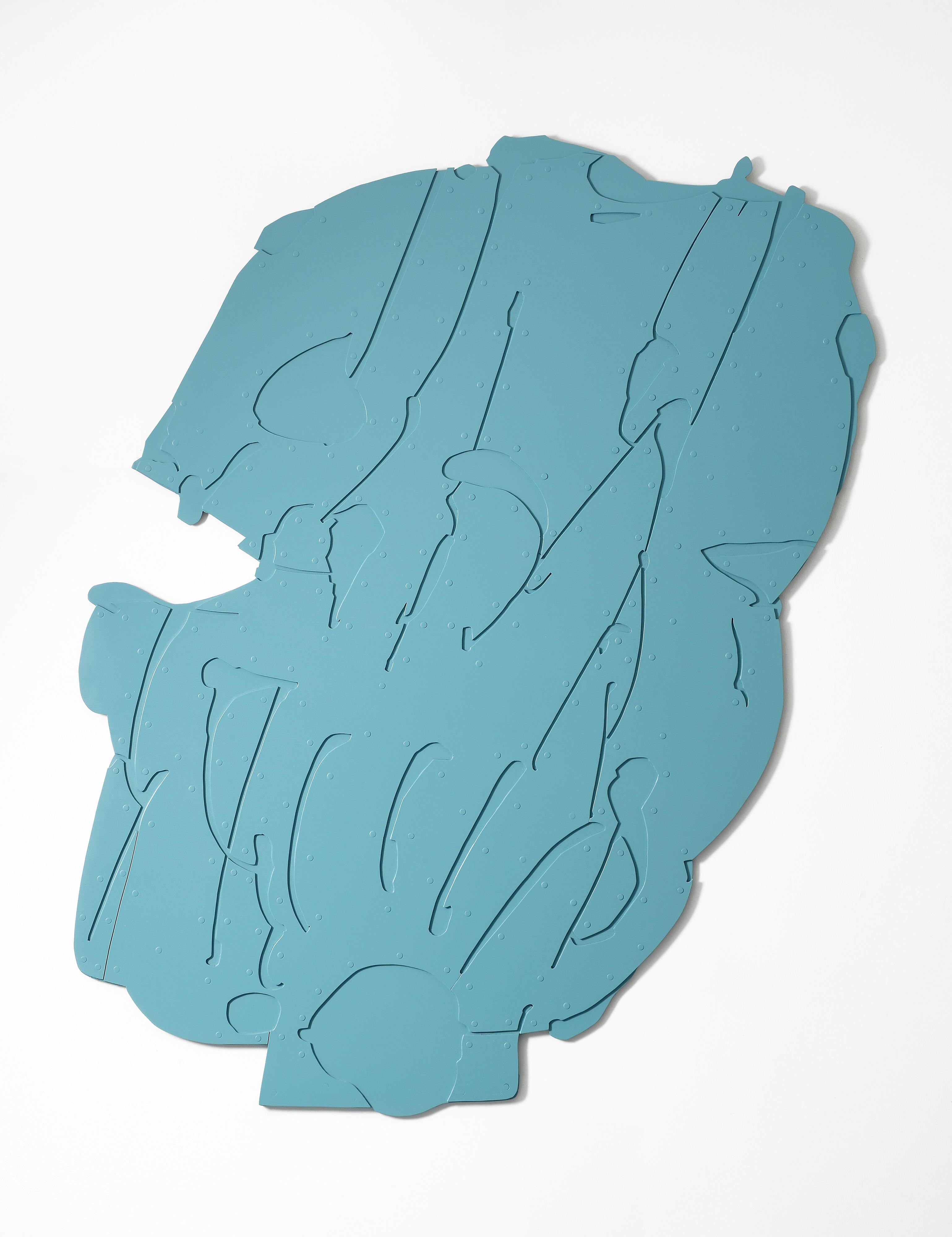 Hanging Plane Blue Aluminium